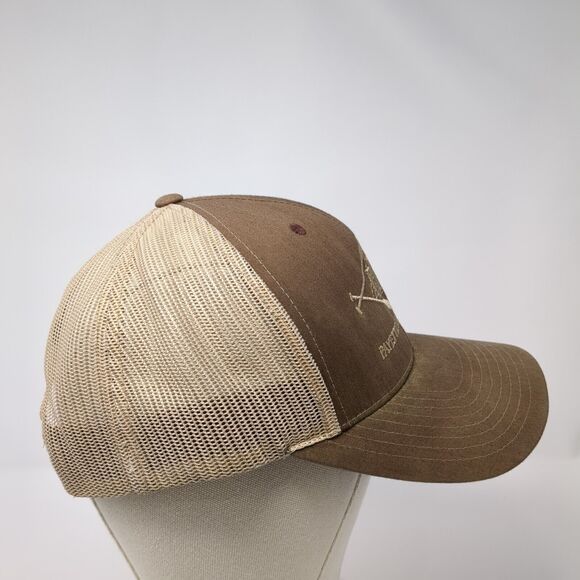 PRC Payette River Company Idaho Snapback Trucker Hat Brown OS Adjustable Mesh - Picture 4 of 9